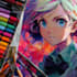 do anime character art