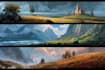 create fantasy environment concept art
