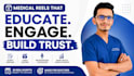 create 30 medical reels for doctors with script and upload