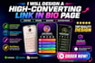 setup beacons, linktree, and taplink bio links within 1 hour