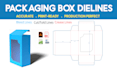 create accurate packaging box dielines and templates