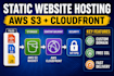 deploy your static website on AWS s3 with domain and SSL