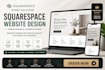 design squarespace website, redesign, responsive business website