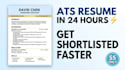 create ats resume and optimize linkedin profile for freshers