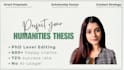 edit your thesis in linguistics or humanities
