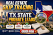 do fresh real estate skip tracing and texas probate leads llc