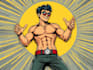create cool retro comic art design illustration