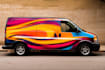 attractive, print ready vehicle wrap
