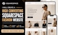 create a high converting squarespace fashion  website