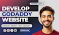 design a professional godaddy website or redesign your godaddy site