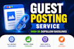do guest posting with high da dofollow backlinks