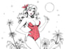 design pin up art for any purpose