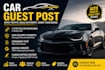 write publish auto guest posts, backlinks, automotive guest post