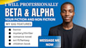 romance beta reader, beta reader fantasy, alpha and beta read, fiction beta read