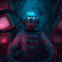 do a sci fi horror and fantasy scene concept art illustrations