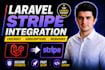 integrate stripe in laravel checkout and subscriptions
