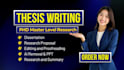 professionally proofread and edit your thesis, dissertation or research proposal