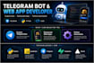 telegram bot and web app developer