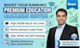 build high da DR education backlinks and guest posts