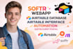 airtable crm automation softr client portal notion template airtable database
