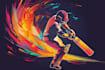 design a modern and outstanding cricket logo