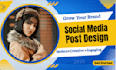 design social media posts