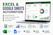 provide excel automation and spreadsheet data visualization