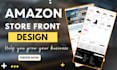 design amazon storefront, a plus content, and optimize amazon brand store