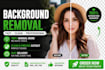 do professional image background removal and photo cutout