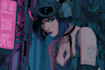 design anime character , cyberpunk character