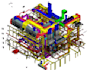 do revit architecture, structure and mep design with bim modeling