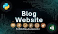 build a blog website with responsiveness
