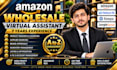 manage your amazon fba wholesale as a virtual assistant