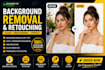 remove background, retouch and edit images professionally