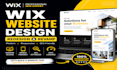 wix design redesign wix website redesign revamp website redesign professionally