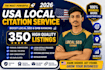 build 350 high quality USA local citations for local SEO