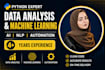 develop machine learning and ai projects in python