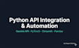 build python automation scripts and data analysis tools