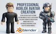 3d roblox ugc avatar, roblox assets, roblox bundle rigging, dynamic head