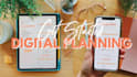 design a hyperlinked digital planner weekly monthly yearly for goodnotes custom
