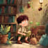 draw cute children story book illustrations