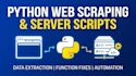 custom python script for automation and data transfer