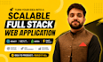 develop a full stack web app using react next js and mern stack