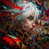 esign anime character , cyberpunk character