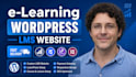create elearning website and educational course website using learndash,docebo