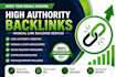 build high authority backlinks for SEO ranking