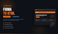 convert figma design to responsive HTML tailwind CSS website