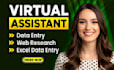do professional data entry and copy paste work for you