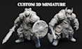 sculpt 3d miniature tabletop figurines 3d model dnd 3d warhammer for 3d printing