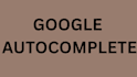 do google autocomplete autosuggest for keyword ranking